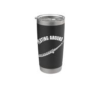 Fluting Around Flute Player Stainless Steel Insulated Tumbler