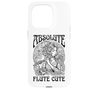 Flutist Flautist Absolute Flute Cute Player Girl Musician Case for iPhone 15 Pro