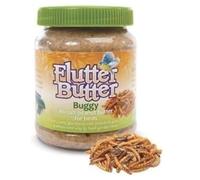 Flutter Butter 330g - Buggy Flutter Butter Feeder for Wild Birds | Garden Birds Butter Feeding | 330g Jars (Buggy Butter)