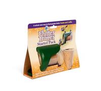 Flutter Butter Starter Pack with 2 Flutter Butter Refills - Peanut Butter for Birds Wild Bird Food - Small Bird Feeder Helps Attract More Birds to Your Garden - Flutter Butter Feeder for EcoRefills