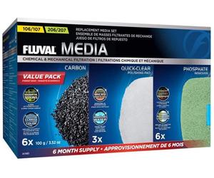 Fluval 107/207 Media Value Pack - 15 Pack