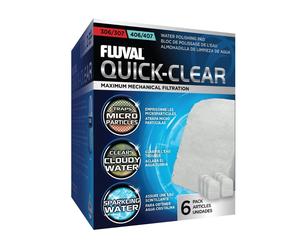 Fluval 306 406 & 307 407 Quick Clear Polishing Six Pack External Filter Media
