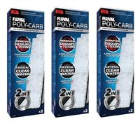 Fluval U3 Aquarium Stage 2 Poly Carbon Cartridge (2 Pack)