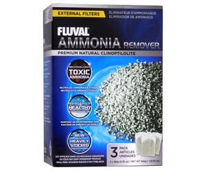 FLUVAL AMMONIA REMOVER 540g 3x 180g FILTER BAGS FISH TANK MEDIA AQUARIUM