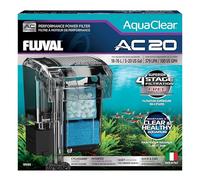 Fluval AquaClear AC20 Aquarium Backpack Filter, 379 lph