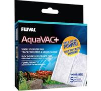 Fluval Aquavac Plus Single Use Filter Pad 5 Pack Replacement Set Spares Fine HQ