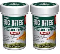 Fluval Bug Bites Spirulina Flakes 18g (Pack of 2)