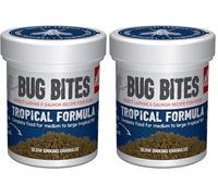 Fluval Bug Bites Tropical Large Granule Fish Food 45g (Pack of 2)