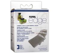 FLUVAL EDGE CARBON CLEAN & CLEAR SACHET FILTER MEDIA AQUARIUM FISH TANK