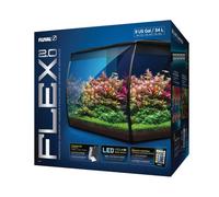 Fluval Flex 2.0 Led Aquarium Black 34L Freshwater Tank
