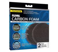 Fluval FX4 FX5 FX6 Carbon Foam Pad Twin Pack External Filter Media Sponge