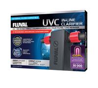 Fluval In-Line 3W UVC Clarifier Water Greenwater Aquarium Fish Tank 2024