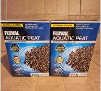 Fluval Peat Granules Filter Insert for Strong Growth of Aquatic Plants - 500g x2