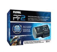 Fluval PF2 Fish Feeder 85ml Auto Feeder Programmable Holiday Vacation Aquarium