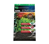 Fluval Plant and Shrimp Stratum Aquarium Planting Substrate, Dark Brown, 2 kg (Pack of 1)