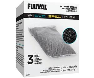 Fluval Replacement Carbon for Flex/Spec/Evo - 3 bagsWhite
