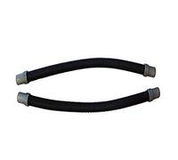 Hagen Vicenza/Venezia filter ribbed hosing, Short Under Tank Ribbed Connection Hosing x2 - One Size