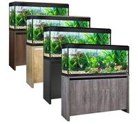FLUVAL ROMA BT LED AQUARIUMS 90 125 200 240L OAK WALNUT BLACK CABINET FISH TANK