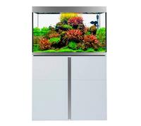 Fluval Siena 272 Aquarium Fish Tank Starter Set - Concrete, White, Black