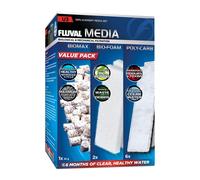 FLUVAL U3 Filter Media Value Pack, Brand, Genuine, Complete Internal Filter Kit
