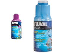 Fluval Waste Control 250 ml & Quick Clear aquarium Water Clarifier, 0.15 kg