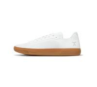 FLUX FOOTWEAR Adapt Knit Trainer - Wide Toe Box Shoe with Earth-Link Grounding, Zero-Drop Sole, Breathable Knit Upper & Machine Washable - Perfect for Daily Wear & Light Training, White Gum, 10.5