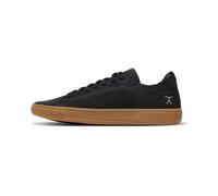 FLUX FOOTWEAR Adapt Knit Trainer - Wide Toe Box Shoe with Earth-Link Grounding, Zero-Drop Sole, Breathable Knit Upper & Machine Washable - Perfect for Daily Wear & Light Training, Black/Gum, 13.5