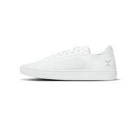 FLUX FOOTWEAR Adapt Knit Trainer - Wide Toe Box Shoe with Earth-Link Grounding, Zero-Drop Sole, Breathable Knit Upper & Machine Washable - Perfect for Daily Wear & Light Training, White, 9 Women/7.5