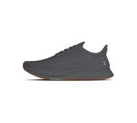 FLUX FOOTWEAR Men’s and Women’s Adapt Runner Wide Toe-Box Natural Movement Shoes with Breathable Knit Upper & UltraFlex Midsole Lightweight Shoes for Running, Walking & Everyday Wear, Grey/Gum Rn, 14
