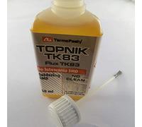 Flux rosin liquid with brush; soldering tincture bottle; 0.05 litres; 24%; no clean; liquid.