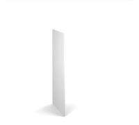 Flux single side finishing panel for 1300mm high locker - white