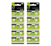 Fluxioxtna 10pc/20pc AG6/LR69 Alkaline Button Cells 1.55V Reliability Power Sources Battery For Hearing And Medicals Devices