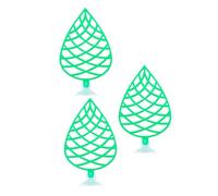 Fluxioxtna 3pack Simulated Leaf Bed Leaf Resting Platform Natural Look Leaf Bed For Bettas Fish Rest And Laying