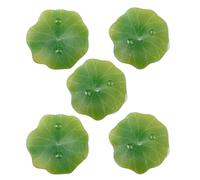 Fluxioxtna 5pcs Lotuses Flower/Leaf Ornament Lightweight Resin Jewelry Findings Jewelry Supplies for Crafting and Art Projects