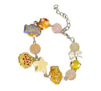Fluxioxtna Fashion Jewelry Crafted Beaded Star Chain Dopamine Effect Suitable for Any Occasion