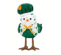 Fluxioxtna Ireland Patricks Day Bird Ireland Patrick Glowing Plush Toy For Irish Day Party Bird Glowing Plush Toy Decorations