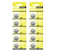 Fluxioxtna Pack Of 10pcs CR1620 Lithium Coin Batteries 3V For Watch Electronic Scale And Thermometers Leak Proof Designing