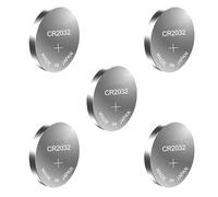 Fluxioxtna Pack Of 5 2032 Lithium Button Cell Batteries For Car Remotes Scale 3V Power Supply CR2025 CR1616 CR1220 CR1632 CR2016