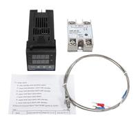 Fluxioxtna REXC100 Temperature Controller 220V 0℃~400℃ Digital Thermostat Output 40Amp K Type Thermocouple