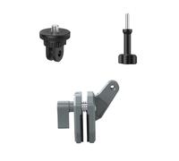 Fluxioxtna Silicone And Aluminum Motorcycle Windshield Clip Camera Clamp For Motorbikes Ensuring Stable Even On Bumpy Roads