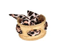 Fluxioxtna Statement Pieces Retro Alloy Ribbon Bangle With Intricate Floral Patterns For Casual Event Formal Occasions Alloy Statement Cuff With Ribbon Detail