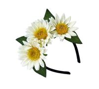 Fluxioxtna Sun Flower Headband Flower Crownpiece For Women And Teens Styles Hair Accessory For Parties And Music Festival Carnivals Hair Decoration