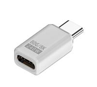 Fluxioxtna USB C Adapter 240W 80Gbps 8K Video Output For Laptops Tablets Phones With Real Time Power Display