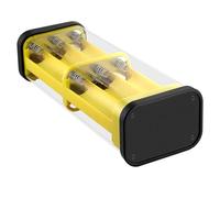 Fluxioxtna User Friendly Battery Pack Solderless Not Welding Required for 12x18650 Cells Easy Setups Case Included Not Welding Battery Pack