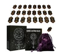 Fluxioxtna Witch Card Engraved Magicals Symbol 24Pc Cards Cultural Art For Fashion Enthusiasts Visible Symbol