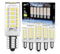 FluxTech E14 LED Light Bulb Cool White 6000K, 3W 480LM (40W 50W Equivalent), Flicker-Free Small Screw Lamps SES Bulbs for Home Lighting, Non-dimmable 6 Pack