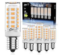 FluxTech E14 LED Light Bulb Warm White 2700K, 3W 480LM (40W 50W Equivalent), Flicker-Free Small Screw Lamps SES Bulbs for Home Lighting, Non-dimmable 6 Pack