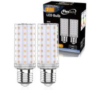 FluxTech E27 Screw Bulbs Warm White 2700K, 5W E27 LED Light Bulbs, Equivalent 75W 80W Incandescent, 925LM, Non-Dimmable Flicker-Free LED Corn Light Bulbs for Home Lighting, AC 220-240V, 2 Pack