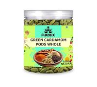 FLUZBIX All Indian Pure Natural Green Cardamom Pods Whole 10 OZ / 283.5 GM | Indian Spice | Pack Of 1 Box