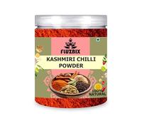 FLUZBIX All Indian Pure Natural Kashmiri Chilli Powder 4 OZ / 113.40 GM | Indian Spice | Pack Of 1 Box